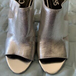Circus by Sam Edelman NaYa Women's Silver Mules Circus by Sam Edelman Size 8.5